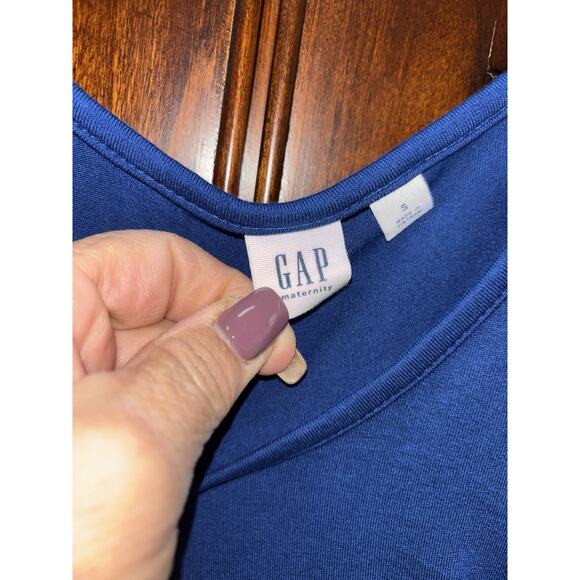 GAP Maternity Small Layered Nursing Tank Dress stretch jersey - Picture 6 of 7